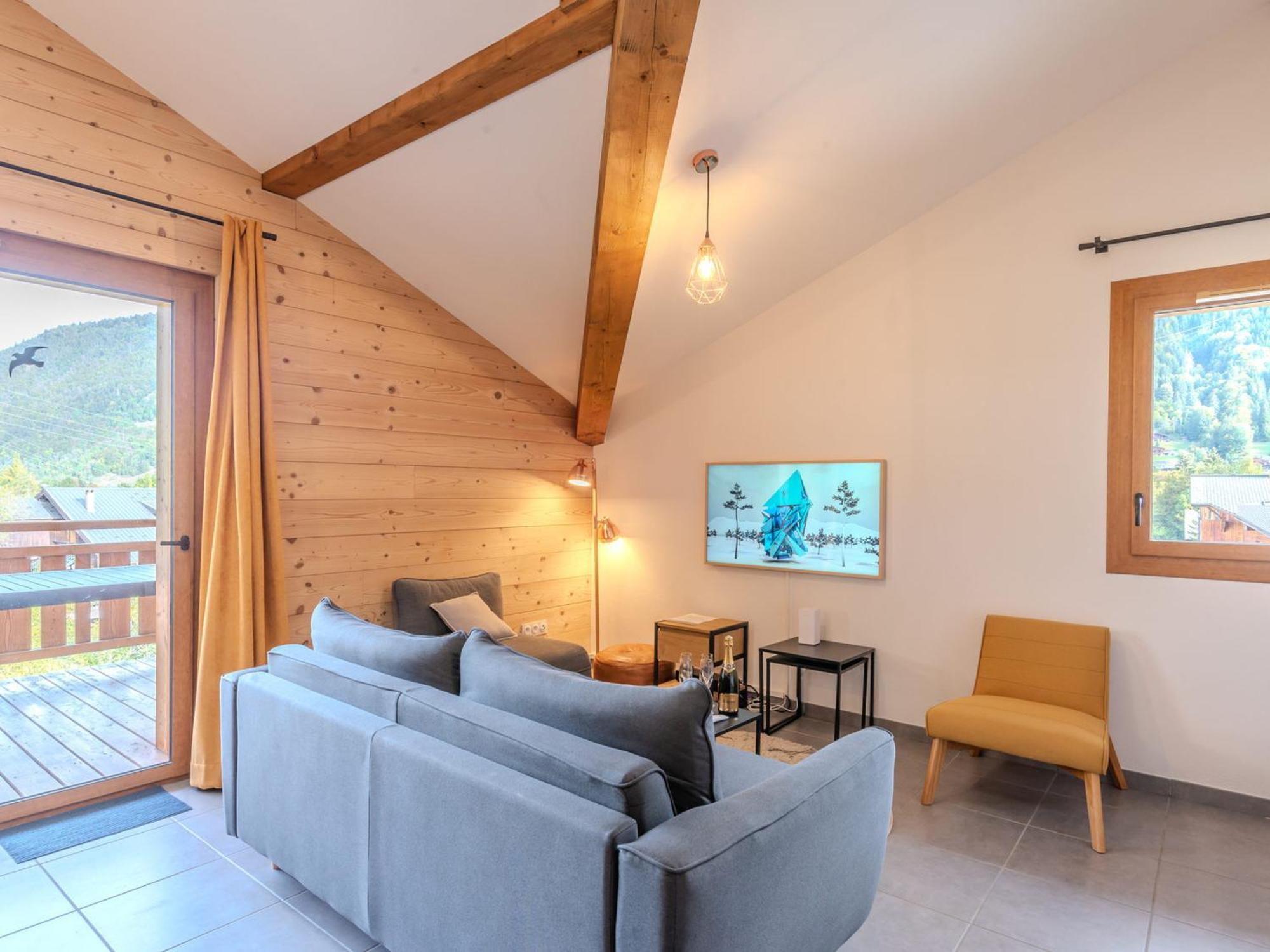 Neuf 4* A Morzine, 2 Chambres, Proche Pistes Et Centre, Balcon, Wifi, Garage Inclus - Fr-1-754-45 Apartment